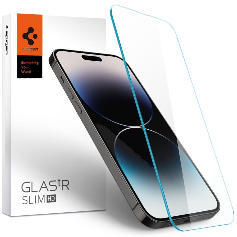 Spigen Glas.tR Slim kaljeno steklo za iPhone 14 Pro Max