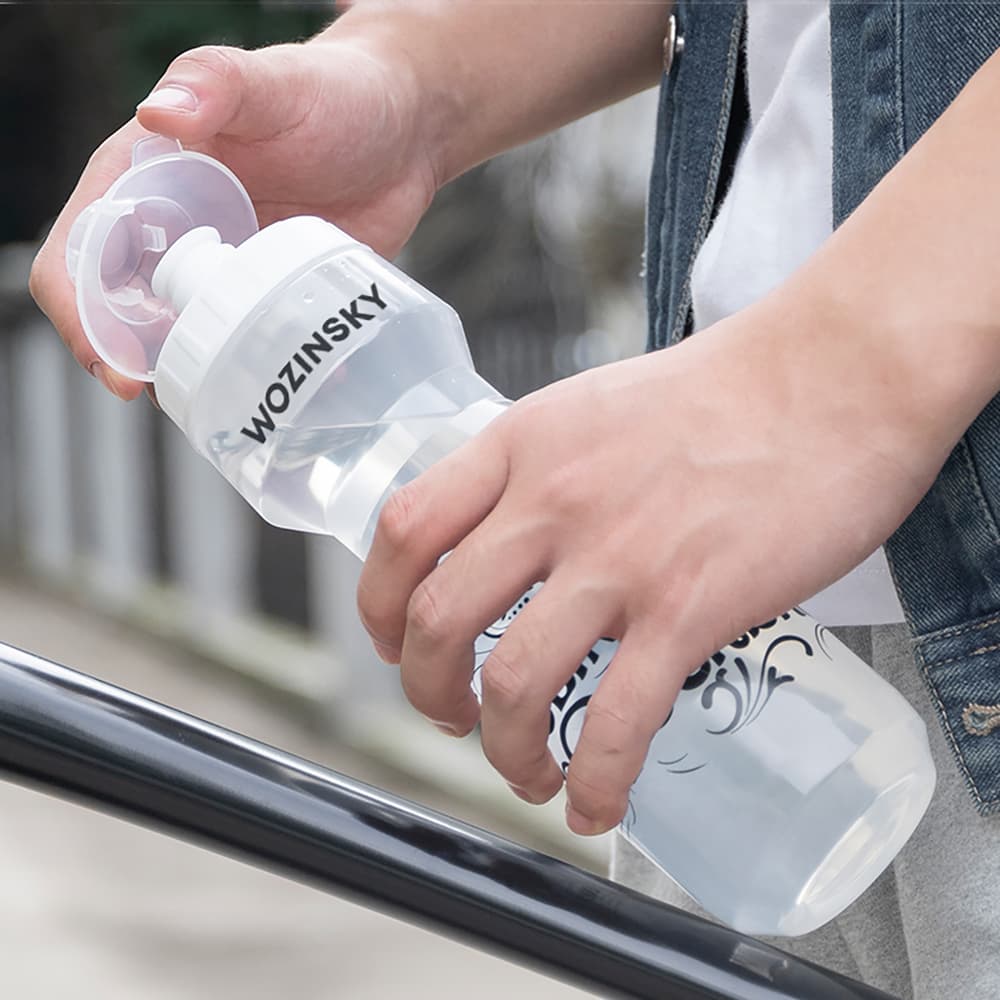 Hurtel kolesarska bidon 750 ml - prozoren 8