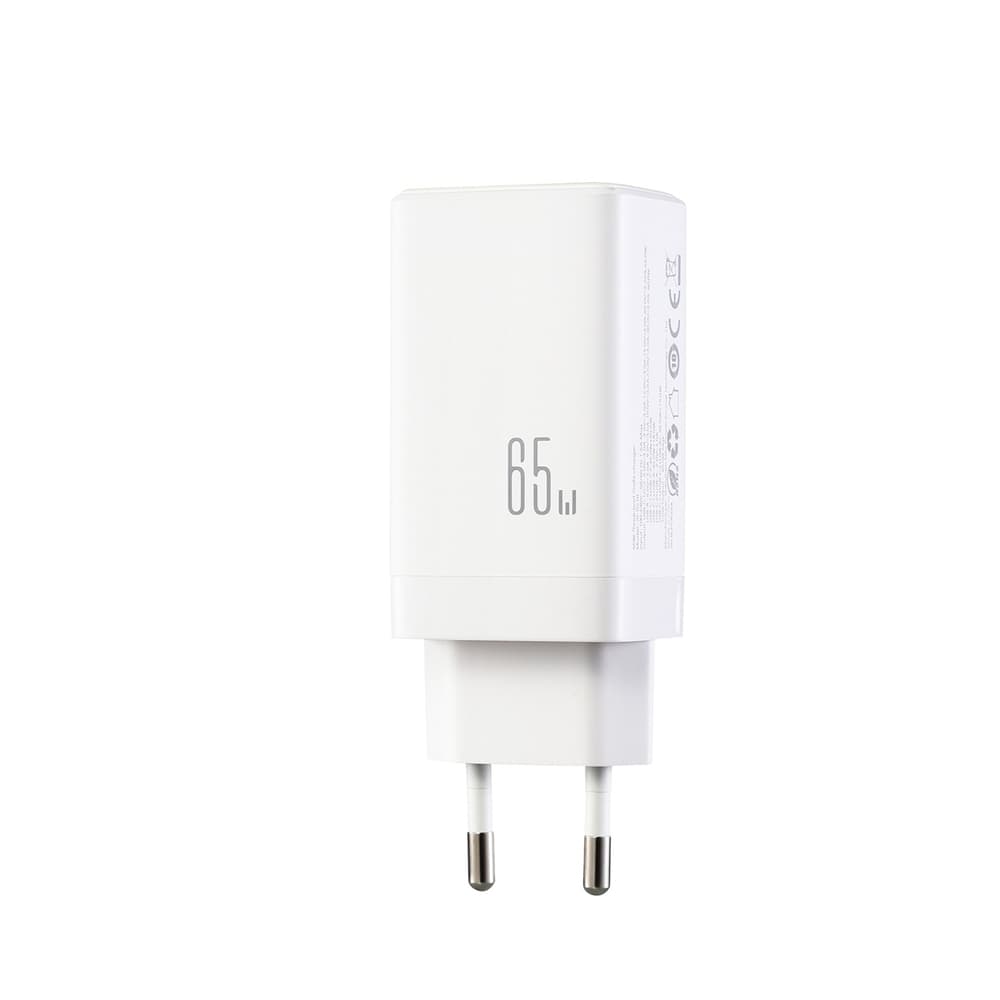 Joyroom JR-TG10 65W GaN polnilec, 2x USB-C + USB-A, bel 3