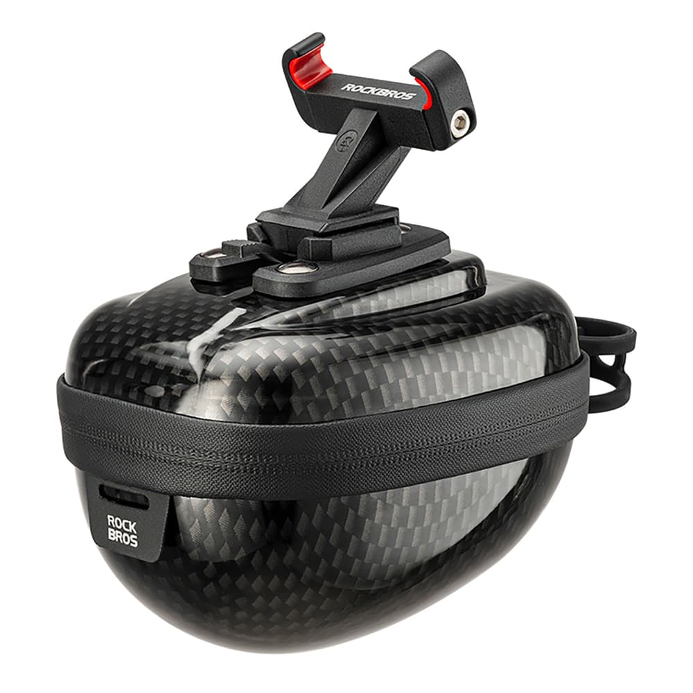 Rockbros trda kolesarska torba pod sedežem 0.4L - karbonski vzorec