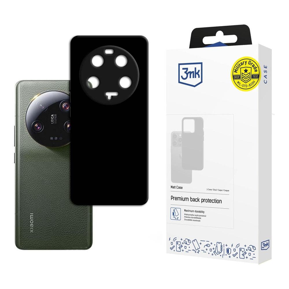3mk Matt Case črno ohišje za Xiaomi 13 Ultra 5G