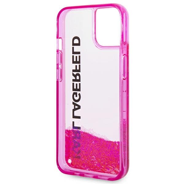 Karl Lagerfeld Liquid Glitter Elong etui za iPhone 14 Plus - roza 7