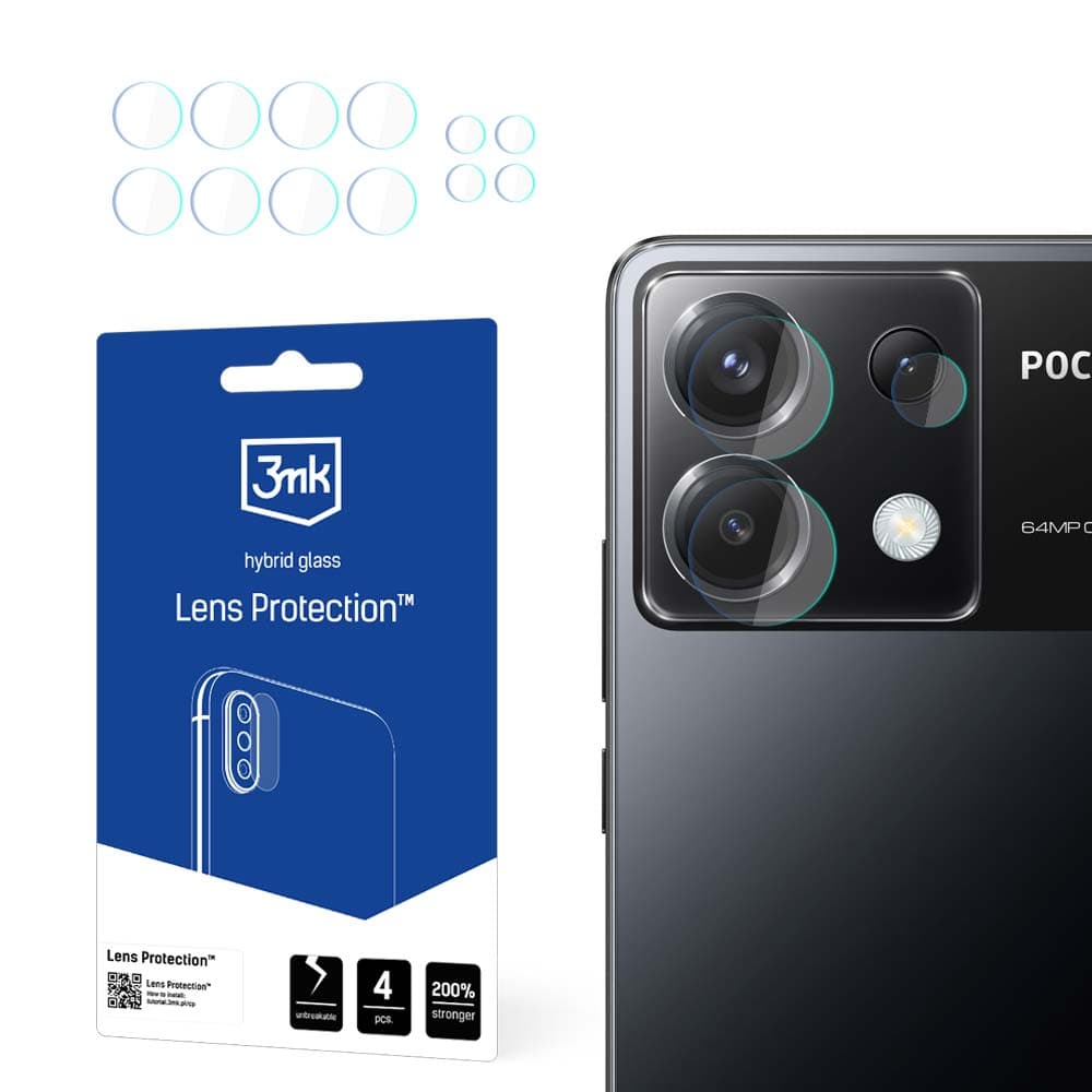 3mk Protection steklo za kamero Lens Protection™ za Poco X6 5G