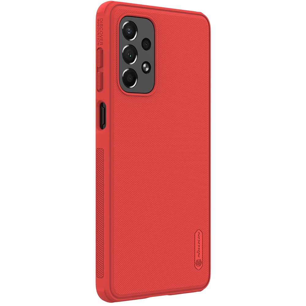 Nillkin Super Frosted Shield Pro ovitek za Samsung Galaxy A73 rdeč 4