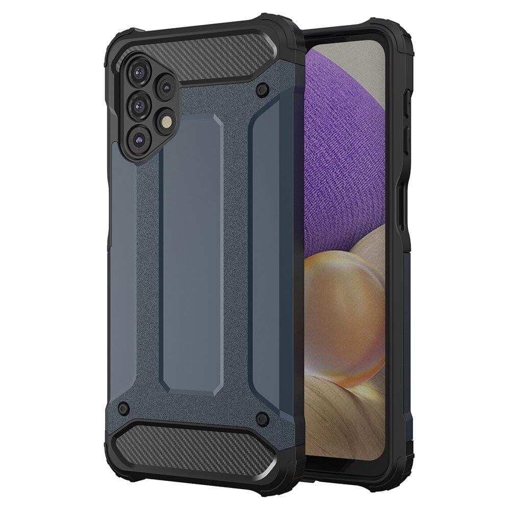 Hurtel Hybrid Armor ovitek za Samsung Galaxy A73, modri/rdeči elementi