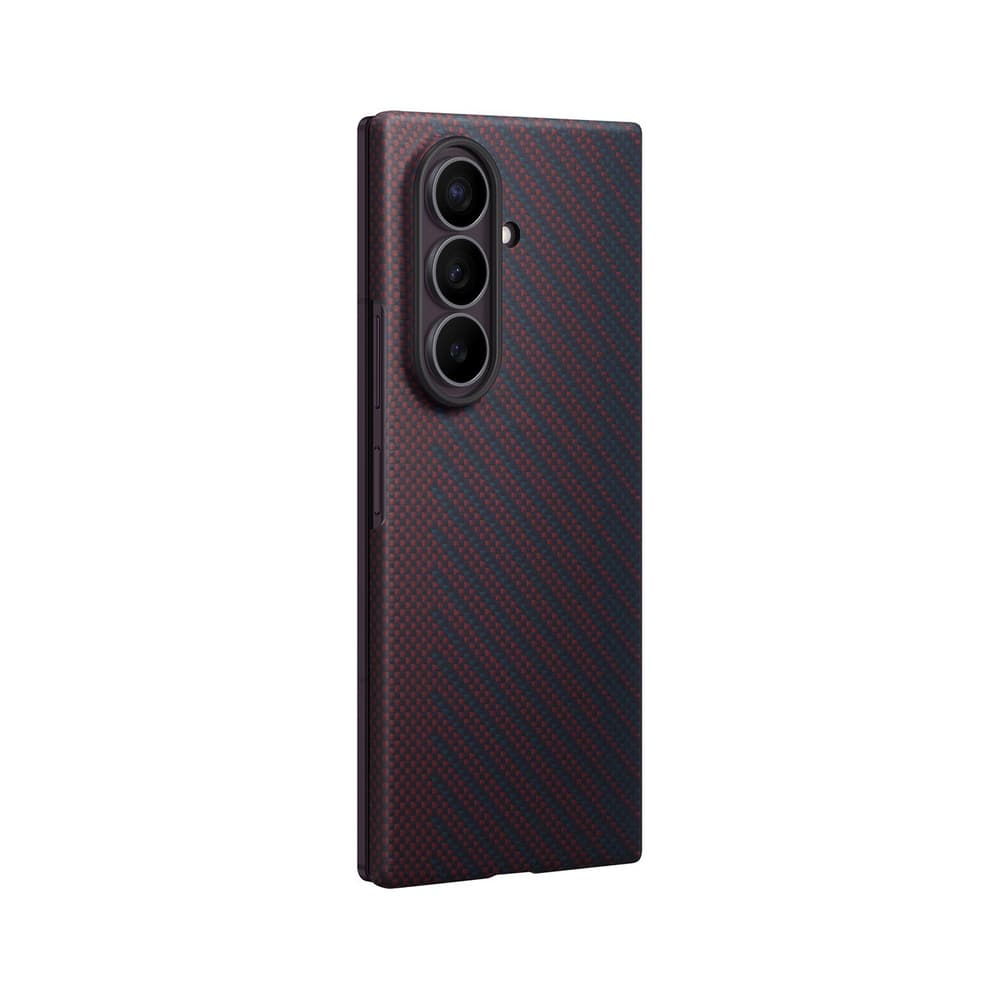 Samsung Carbon Magnet ovitek za Galaxy Z Fold 8 Ultra, rdeč 2