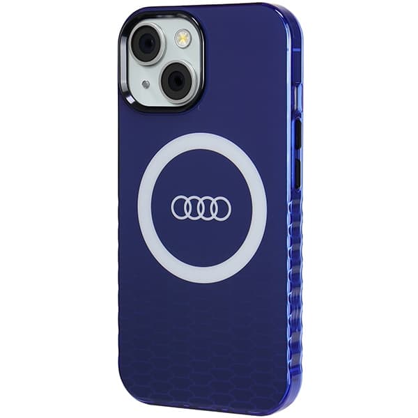 Audi IML Big Logo MagSafe ovitek za iPhone 15 / 14 / 13 - modra 2