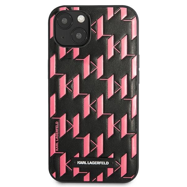 Karl Lagerfeld Monogram Plaque ovitek za iPhone 13 mini (5,4") - roza 3