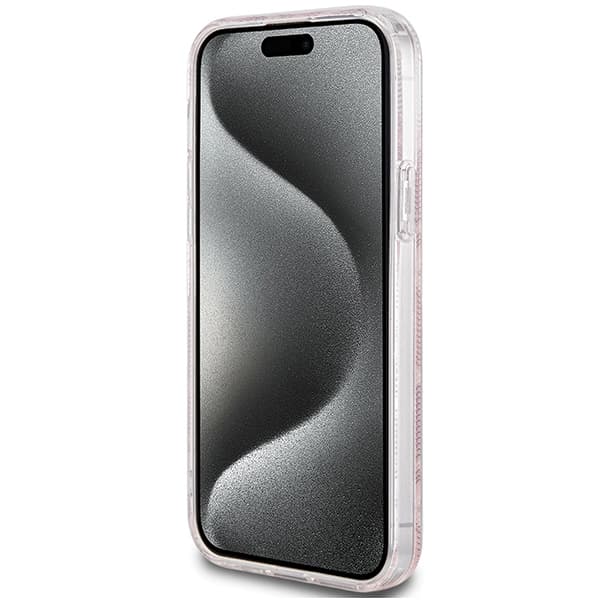 Guess IML GCube MagSafe etui za iPhone 15 Plus / 14 Plus - roza 5