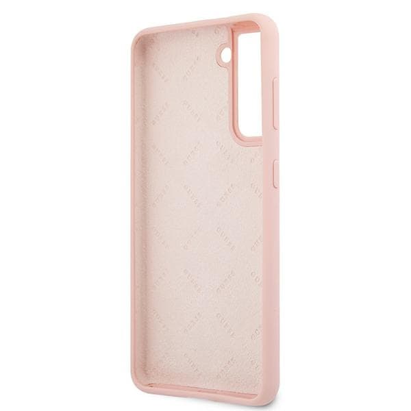 Ovitek Guess Silicone Vintage Script za Samsung Galaxy S21+ - Roza 7