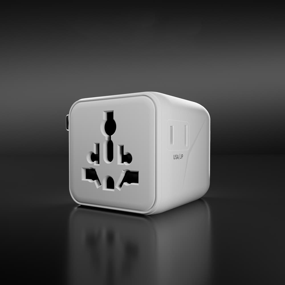 SBS TEADAPTUNI univerzalni potovalni adapter (bel) 4