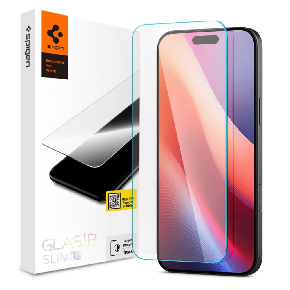 Spigen Glas.tR Slim kaljeno steklo za iPhone 15/16