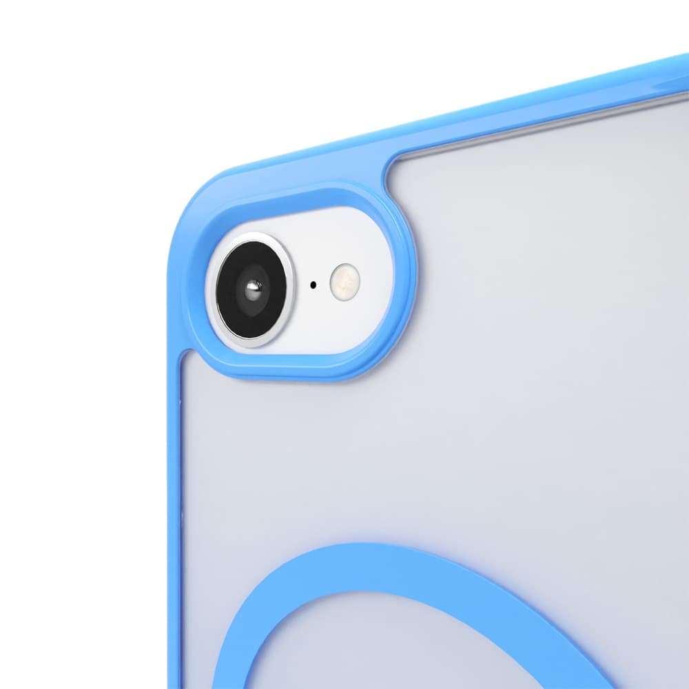 Puro Gradient MagSafe ovitek iz silikona za iPhone 16e/17e - modra 7
