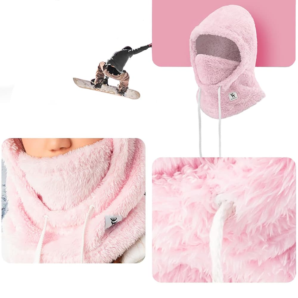 Qunature smučarska balaklava Arctic Velvet, Velikost M - Roza 5