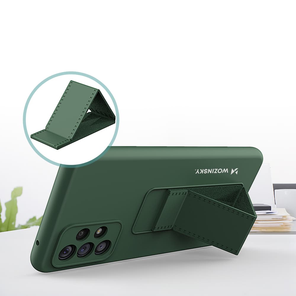 Wozinsky Kickstand ovitek za Samsung Galaxy A73 - rdeč 5
