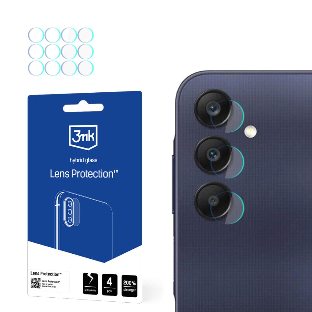 3mk Lens Protection™ hibridno steklo za kamero Samsung Galaxy A25 5G