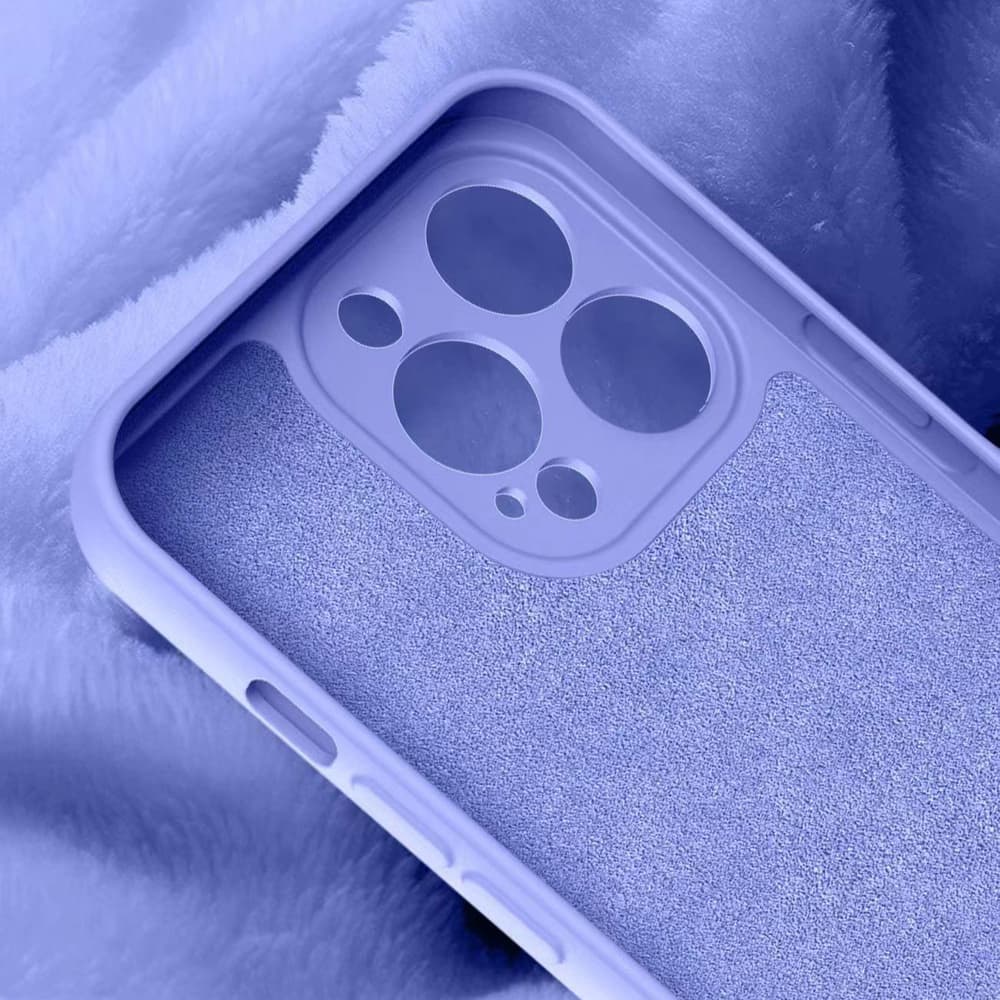 Silikonska ovitek Hurtel za iPhone 14 Plus, svetlo modra 3