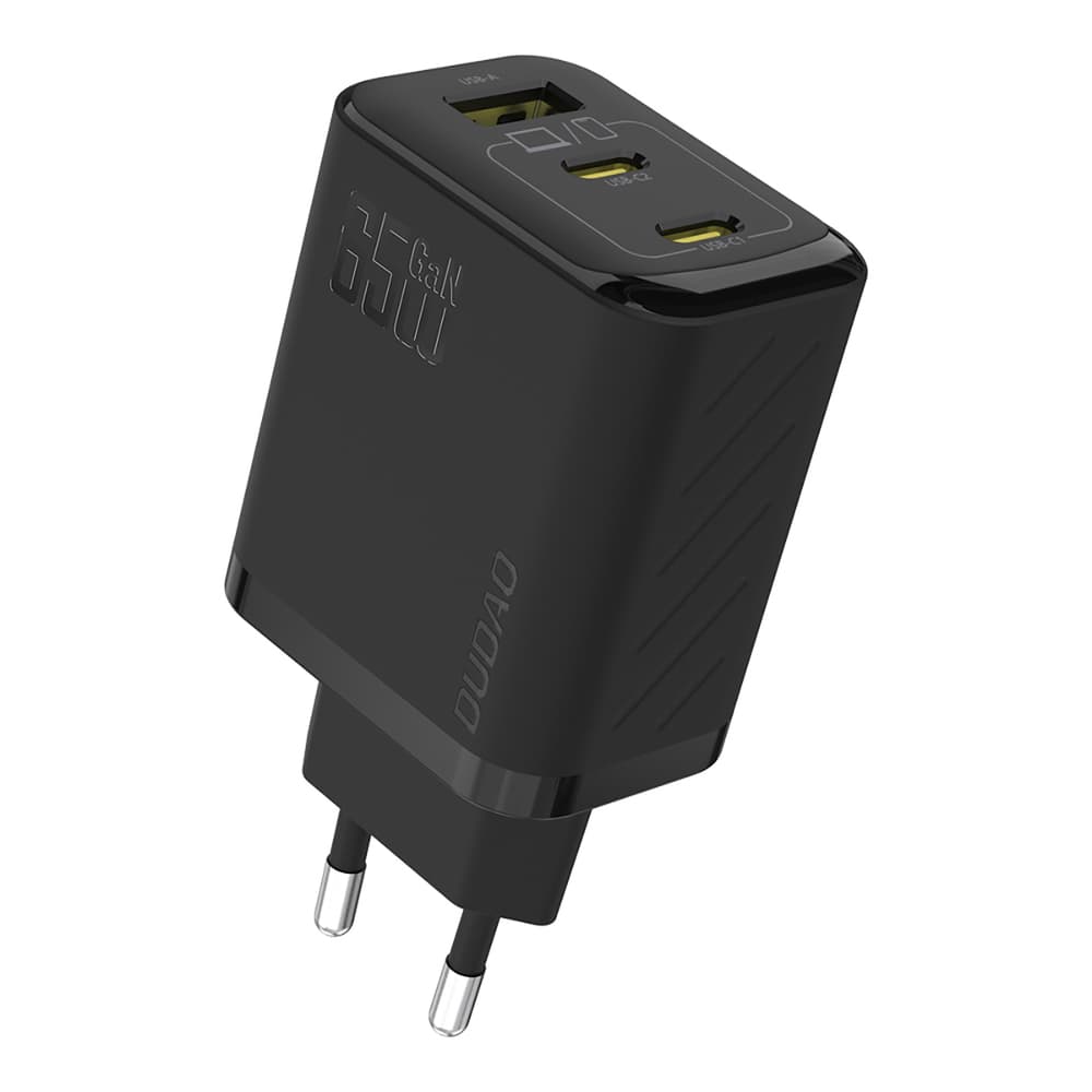 Dudao A29C 65W GaN stenski polnilnik + USB-C kabel, črn 2