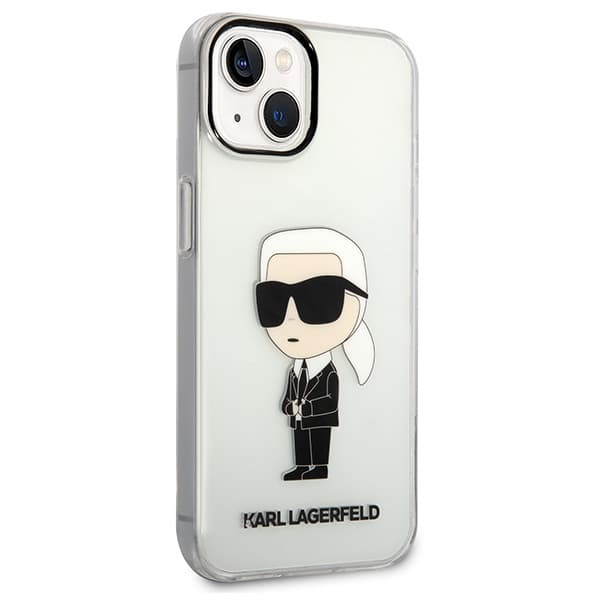 Etui Karl Lagerfeld Ikonik Karl za iPhone 14 Plus - prozoren 4