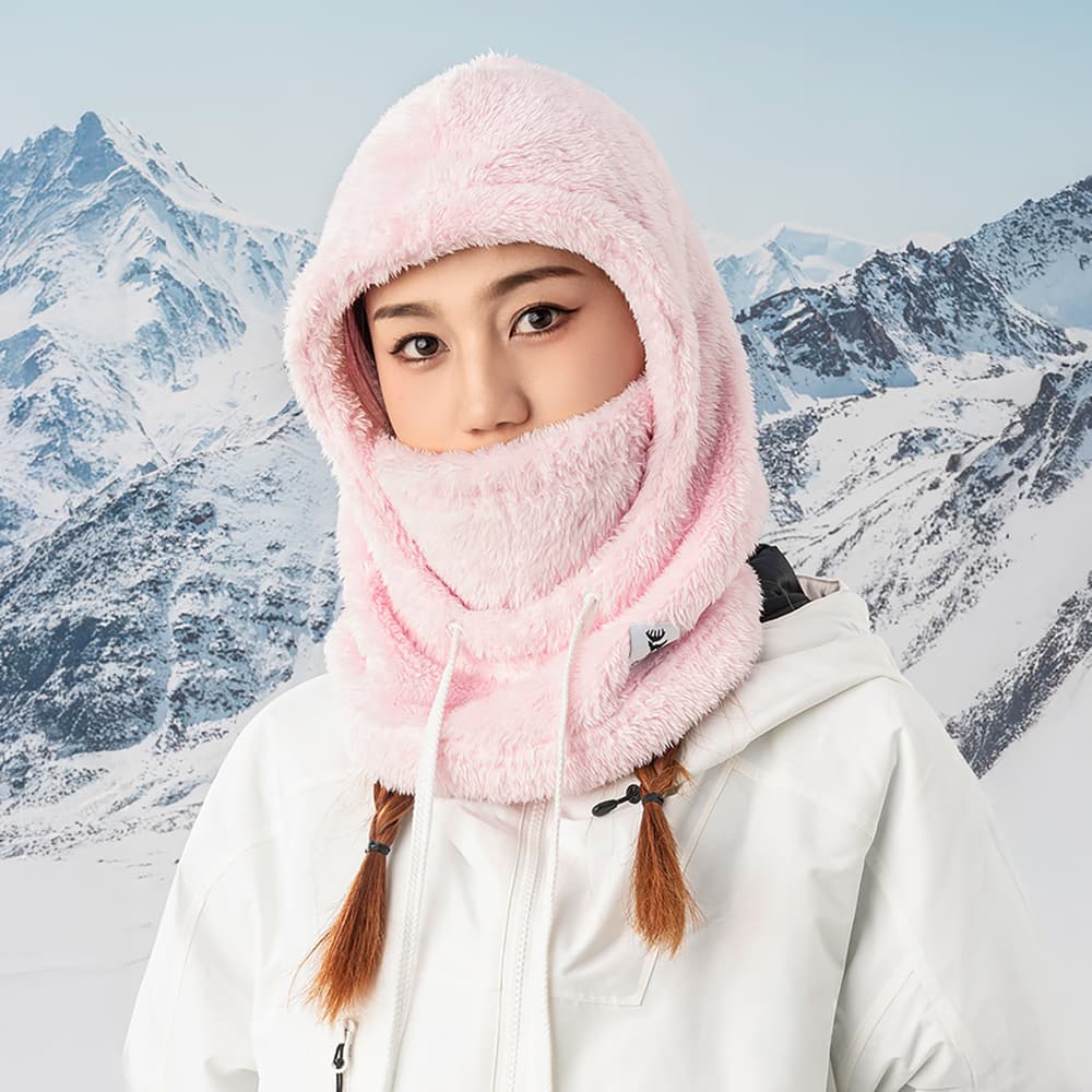 Qunature smučarska balaklava Arctic Velvet, Velikost M - Roza 3