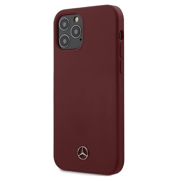 Mercedes Silicone Line ovitek za iPhone 12 / 12 Pro, rdeč
