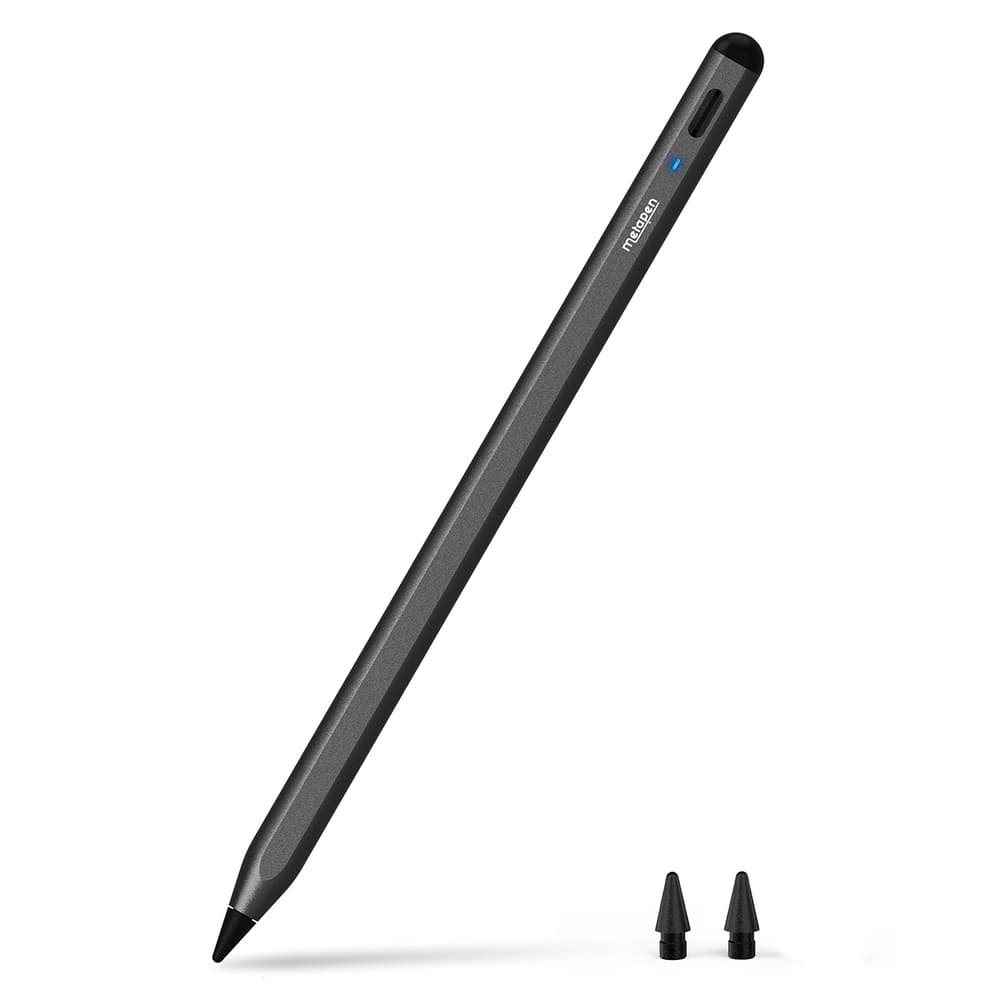 Metapen A8 Aktivni pisalo za iPad USB-C - Črna