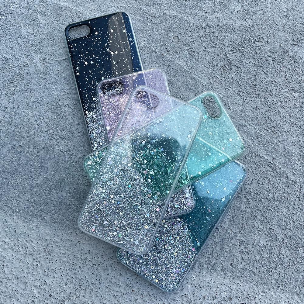 Ovitek Wozinsky Star Glitter za Xiaomi Redmi Note 9T 5G - zelen 2