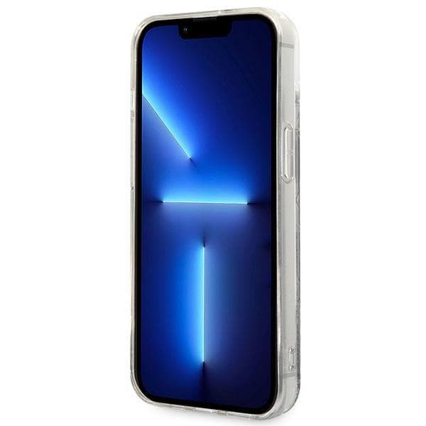 Karl Lagerfeld ovitek za iPhone 14 Plus (6,7") Liquid Glitter Monogram, črn 5