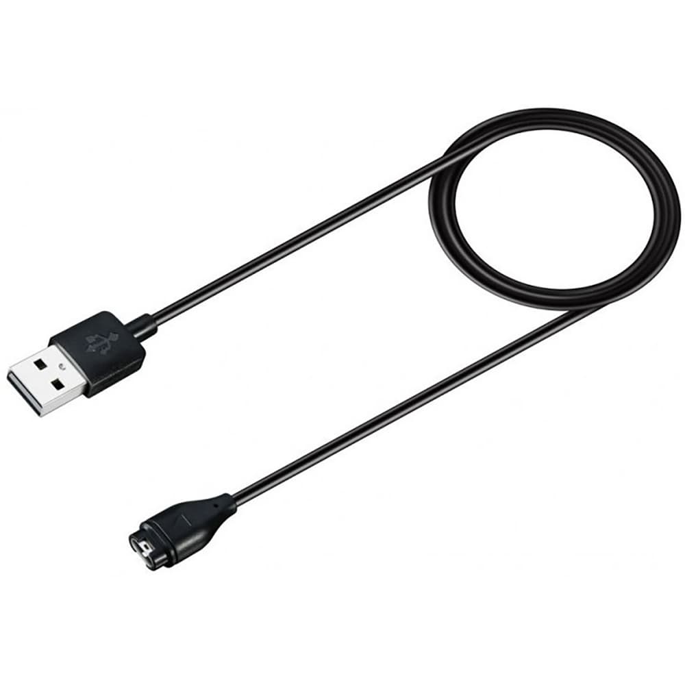 Magnetni polnilnik za Garmin pametne ure z USB-A, črn