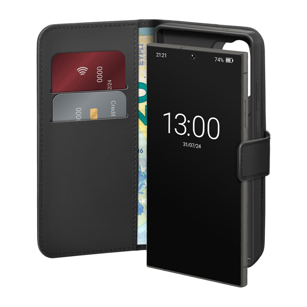 Puro Eco-Leather etui za Samsung Galaxy S26 Ultra z denarnico - črn