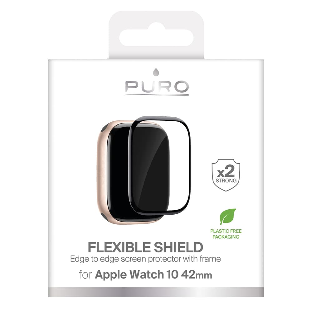 Puro Flexible Shield folija za ovitek Apple Watch 42mm - črna 2