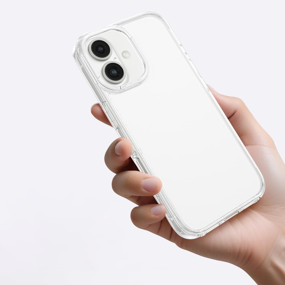 AmazingThing Minimal ovitek za iPhone 16 Plus - silikonski, prozoren 5