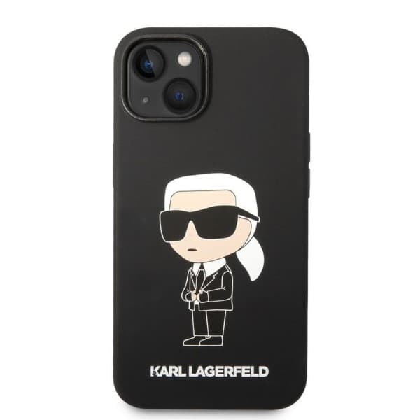 Karl Lagerfeld Silicone Ikonik etui za iPhone 14 Plus - črna 3