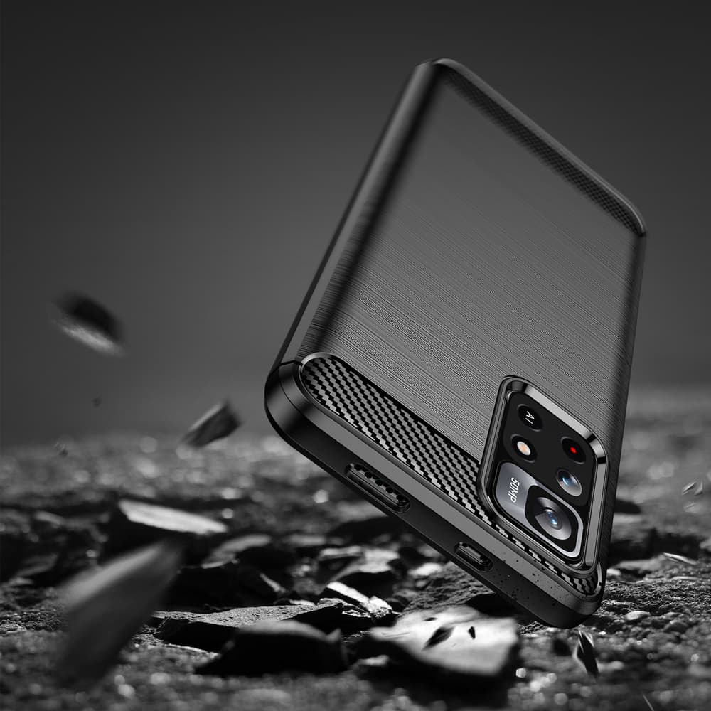 Carbon Case ovitek za Xiaomi Redmi Note 11, črn 6