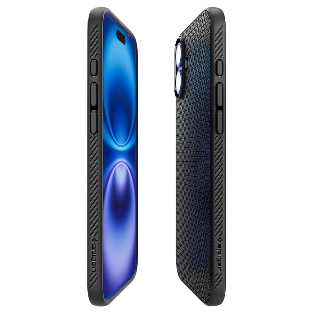 Spigen Liquid Air etui za iPhone 16 - Črna 7