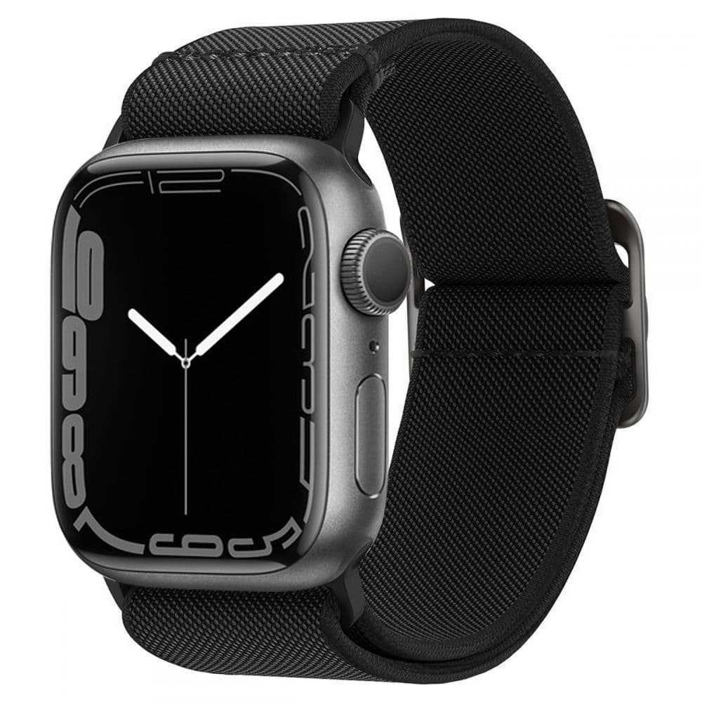 Spigen Fit Lite pašček za Apple Watch 4/5/6/7/8/9/SE/Ultra (42-45mm), črn