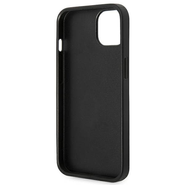 Ovitek Karl Lagerfeld Saffiano 'Karl's Head Patch' za iPhone 14 Plus - Črna 7