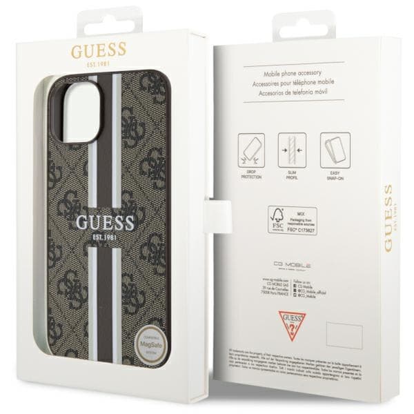 Guess GUHMP14MP4RPSW ovitek za iPhone 14 Plus (6,7") rjav 8