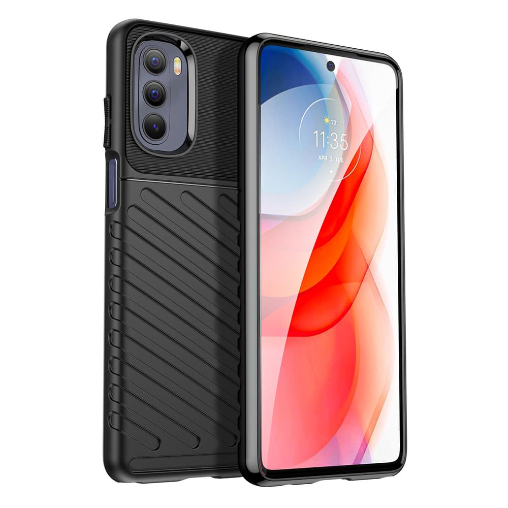 Thunder Case ovitek za Motorola Moto G Stylus 2022 (črn)
