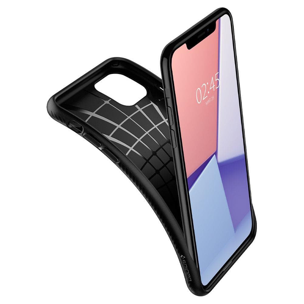 Spigen Liquid Air ovitek za iPhone 11 - mat črn 6
