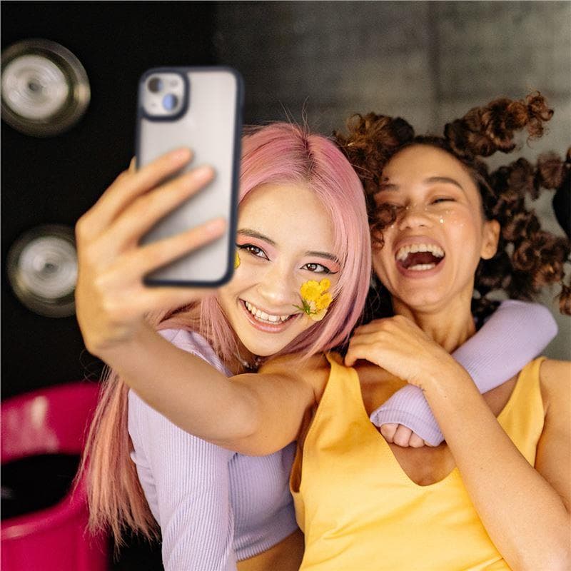 Ovitek Spigen Crystal Hybrid za iPhone 15 Plus - prozoren bež 2