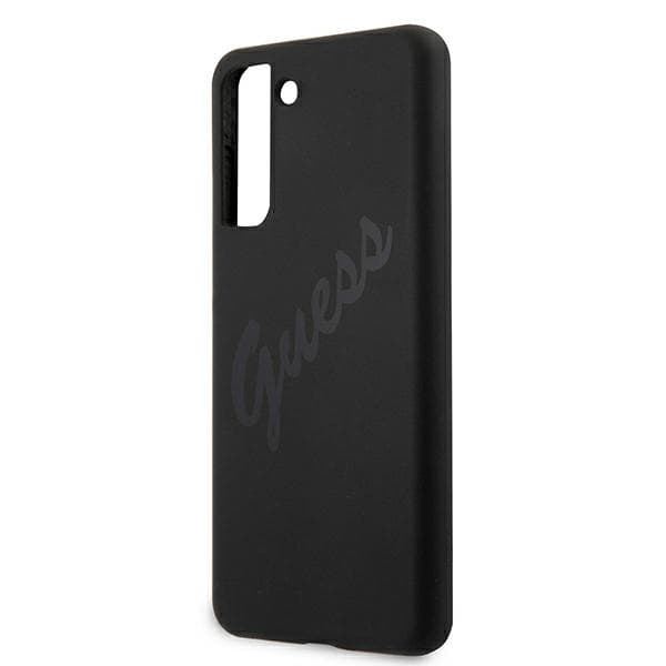 Ovitek Guess Silicone Vintage Script za Samsung Galaxy S21+ - Črna 6