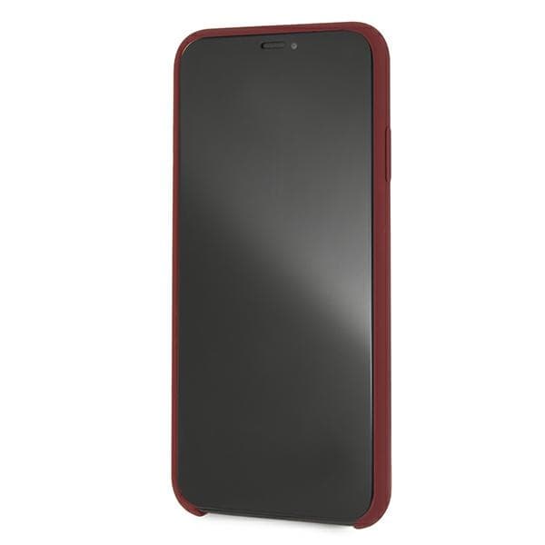 Etui Mercedes Silicone Line za iPhone Xs Max - rdeč 6