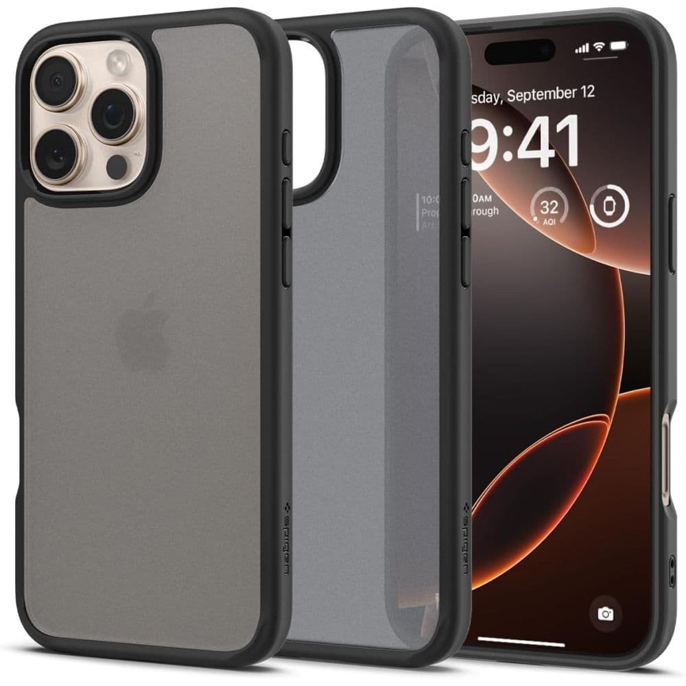 Spigen Ultra Hybrid ovitek za iPhone 16 Pro Max - Črn