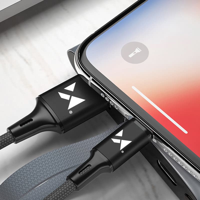 Wozinsky kabel USB - microUSB 2,4A 1m črn 6