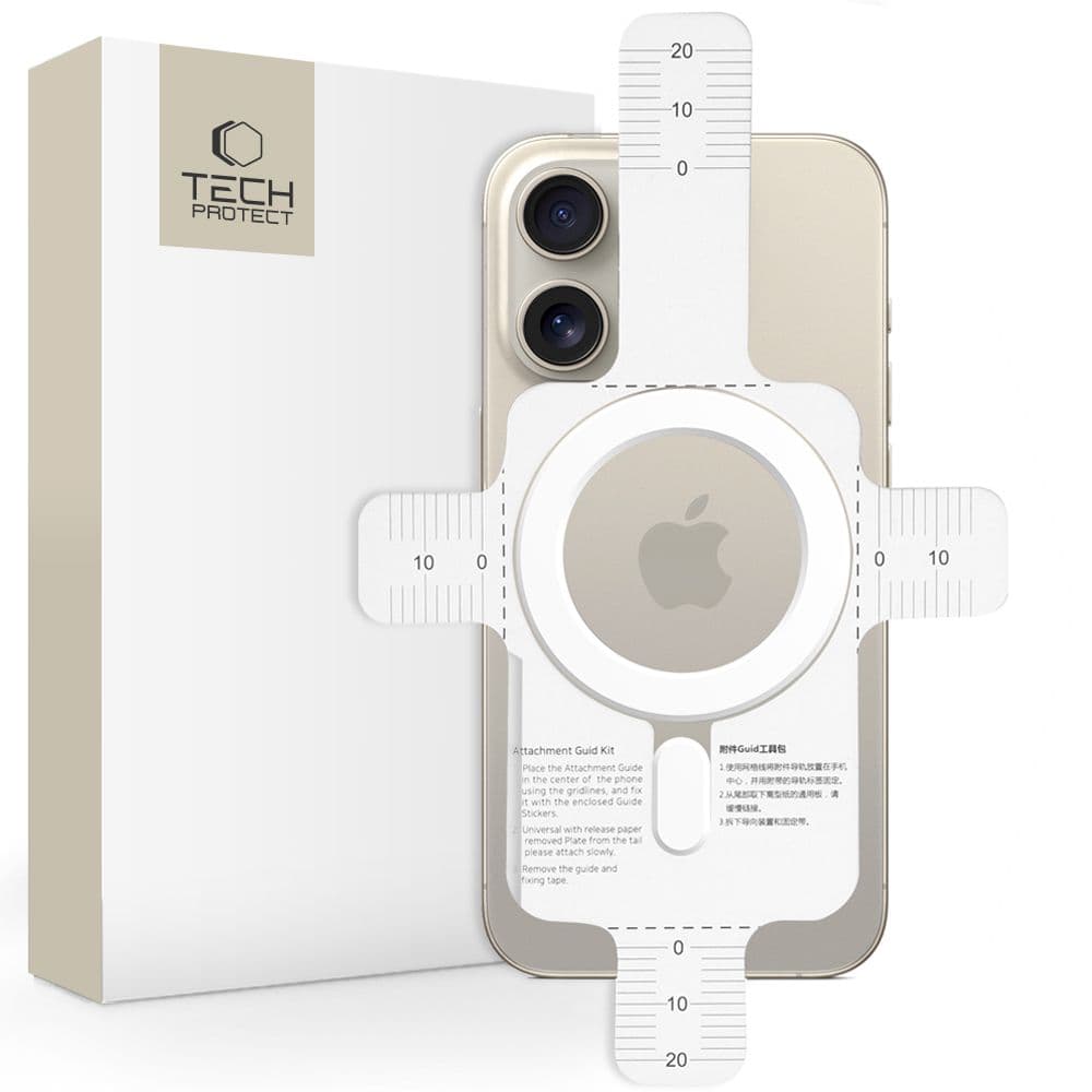Tech-Protect MagMat MagSafe magnetni obroč za telefon, univerzalen, bel