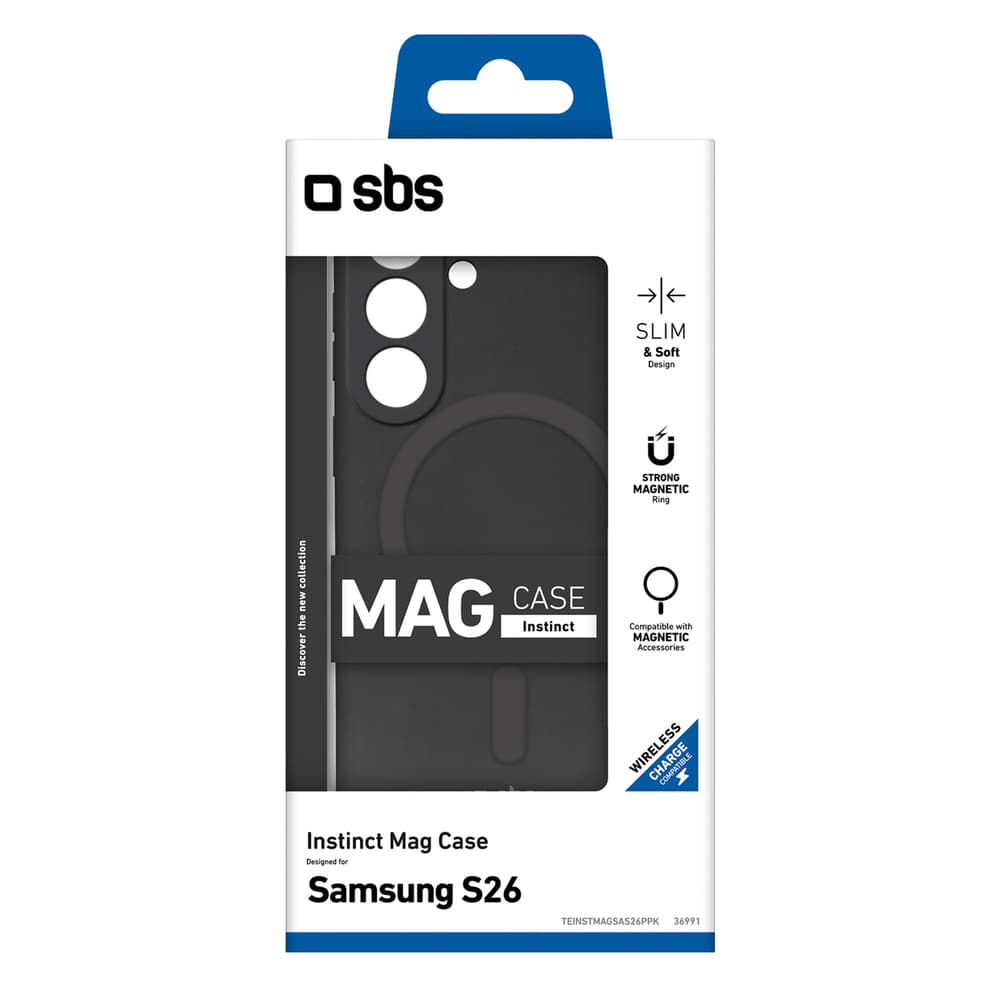 SBS Instinct Mag MagSafe ovitek za Samsung Galaxy S26 - Črn 2