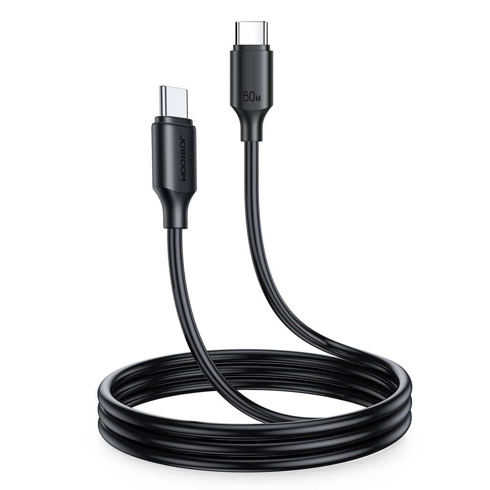 Joyroom Long-Lasting Series A9 USB-C/USB-C PD QC kabel 60W 3A 1m - črn