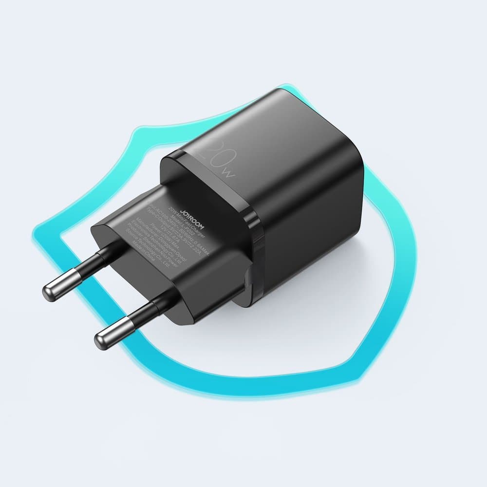 Joyroom USB-C PD 20W hitri polnilnik Quick Charge 3.0, črn 7