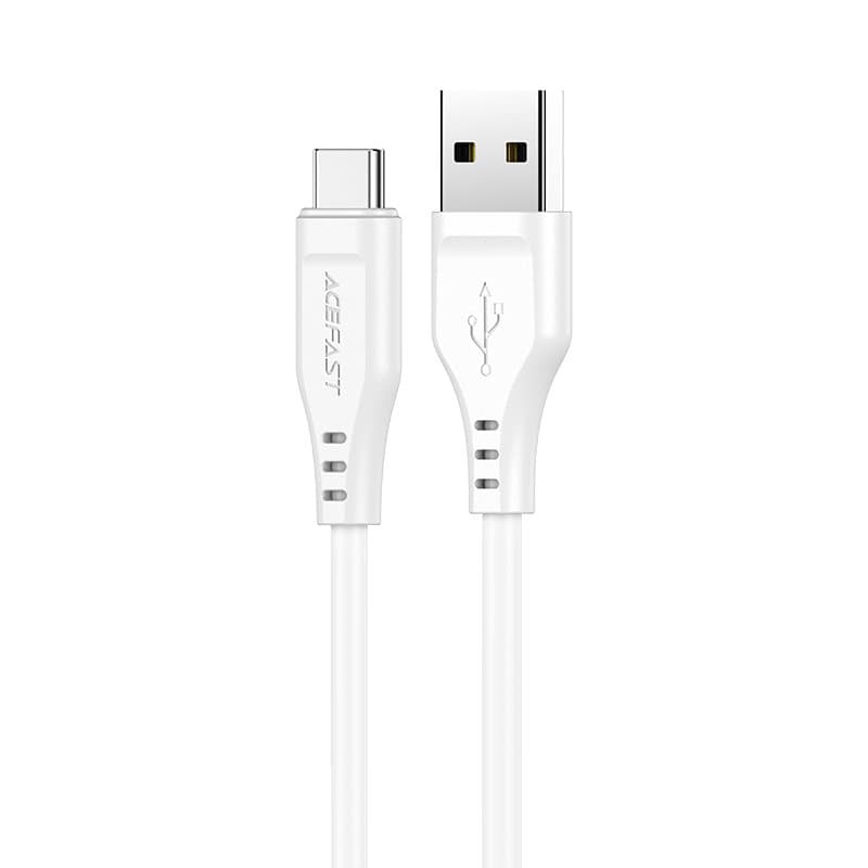 Acefast USB-C kabel 1.2m, 3A, bel (C3-04)
